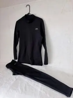 TIGORA ティゴラ スポーツインナー 上下セット L ブラック腹部ほつれあり