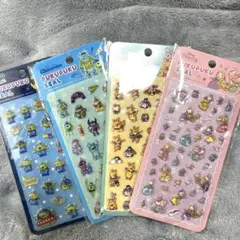 ディズニー　ぷくぷくシール　４種類