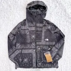新品未使用ノースフェイス コンパクトジャケット ノベルティペイズリーブラック