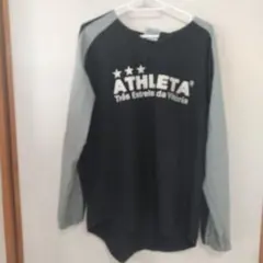 ATHLETA 長袖Tシャツ Мサイズ 。薄手です。練習時の上着にいかが。
