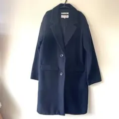 ハニーズ　シンプルチェスターコート　ネイビー