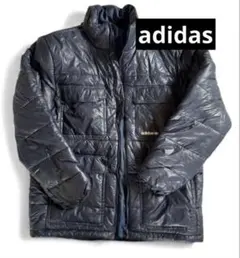 adidas ナイロンジャケット ダークブルー