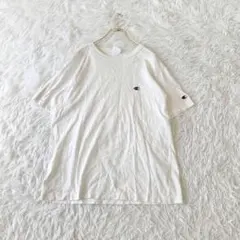 チャンピオンChampion ロゴTシャツ Lホワイトシンプル　定番