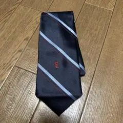 Yves Saint Laurent ネクタイ ストライプ ロゴ刺繍のサムネイル