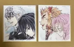 鬼滅の刃 ufotable 柱合会議 ランダム複製ミニ色紙 冨岡義勇 宇髄 煉獄