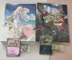 ポケモン カードファイル N リーリエ　プロモ　コイン　付き