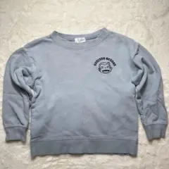 【美品】ビールーム おさるのジョージ コラボ トレーナー 110 ブルー 80周のサムネイル