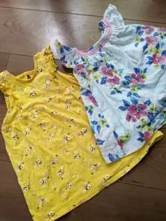 H&M　babyGap　フリル付きトップス　２枚セット