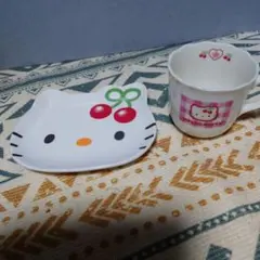 当時物 昭和レトロ サンリオ レトロ キティちゃん ハローキティ 食器