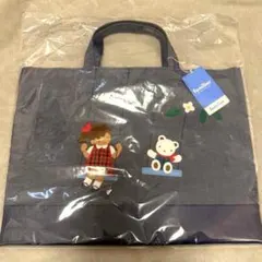 新品 ファミリア familiar デニムバッグ クマちゃんのいちごどろぼう