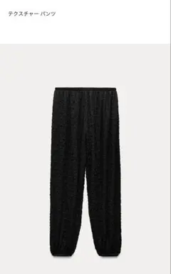 新品未使用 ZARA ザラ テクスチャーパンツ