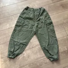 GU カーゴパンツ　緑　120 グリーン