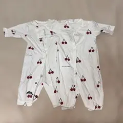 GELATO PIQUE チェリー柄ロンパース