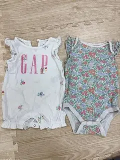 GAP ベビー ロンパース 2点セット 60cm 70cm