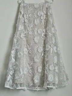 イェッカ ヴェッカ　刺繍チュールスカートのサムネイル