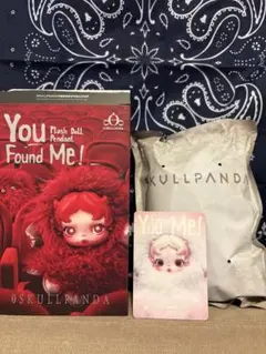 SKULLPANDA You Found Me! ぬいぐるみペンダント