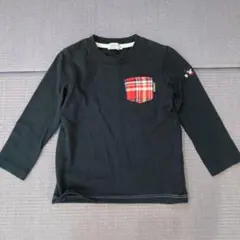 100cm DOUBLE.B 長袖カットソー ブラック