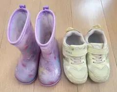 IFME イエロースニーカー　Kids Forest 長靴　18cm