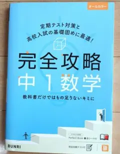 完全攻略中1数学のサムネイル