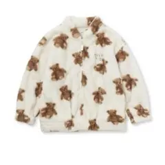 新品タグ付き　ジェラートピケ テディベア フリースジャケット 希少