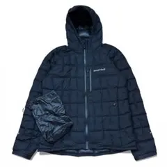 極美品 モンベル イグニスダウンパーカ ゴアテックス　EX1000 黒 Lサイズ