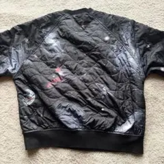 【USED】go slow caravan 前後切り替えし宇宙柄トレーナー