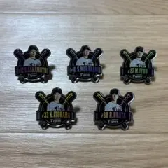 阪神タイガース 2025年 ファンクラブ応援デー ピンバッジ 5点セット