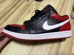 NIKE AIR JORDAN 1 LOW ブラック レッド ホワイト　　箱あり