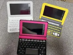 EX-word 電子辞書 ホワイト・イエロー・ピンク