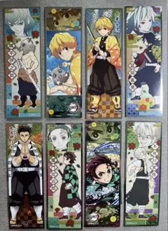 鬼滅の刃ロングシール　善逸　行冥　炭治郎　伊之助　義勇　実弥