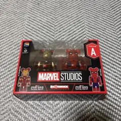 ハッピーくじ ベアブリック MARVEL A賞 アイアンマン&スパイダーマン