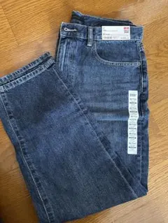 UNIQLOレディース　スラウチテーパードアンクルジーンズ