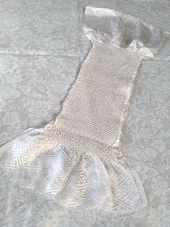 20 美品 正絹 中抜き 絞り 帯揚げ