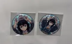 鬼滅の刃 東武動物公園 グリッター缶バッジ 時透無一郎 2点