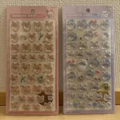 モモンガ　カニ古本屋　ちいかわ新作　新品未使用　ボンボンドロップシールセット