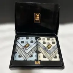 新品ダックスDAKS ハンカチ2枚セット　メンズのサムネイル