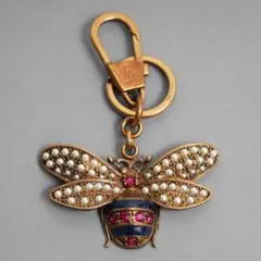 GUCCI 2017年 ビジューキーリング チャーム margaret Bee 新品 GUCCI チャーム キーリング BEE ビジュー 蜂 - メルカリ