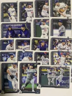 topps ドジャース　18枚
