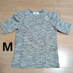 【最終値下げ❗️】 AZUL BY MOUSSY ツイード風 半袖トップス Mのサムネイル