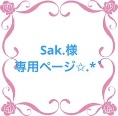 Sak.様 リクエスト 2点 まとめ商品