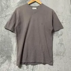【L1831】Yves Saint Laurent ＶネックTシャツ M グレーのサムネイル