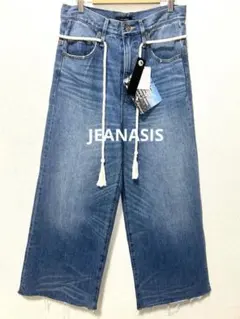 ホクロ様専用 JEANASIS ワイドレッグデニム 【新品タグ付】表記S