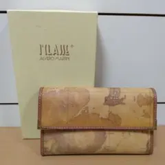新品未使用・箱付】プリマクラッセ 長財布 地図柄 アルヴィエロ 
