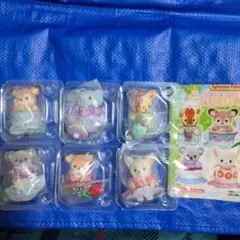 シルバニア　どきどきコレクション 　赤ちゃんティータイム　コンプリート