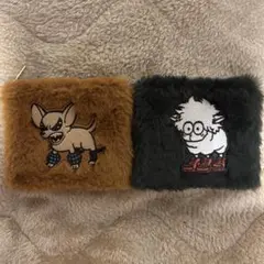 僕のヒーローアカデミア もふもふ刺繍ポーチ バクドック デクシープ 爆豪 緑谷