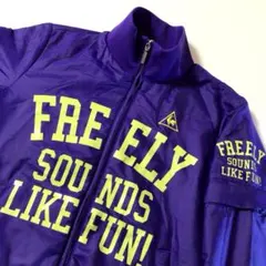 ルコックゴルフ 2WAY ウインドブレーカー 中綿 青緑 M 極美品