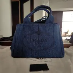 最終お値下げしました！PRADA デニム カナパ トートバッグ