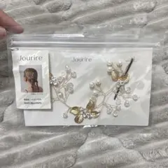 Jourire ヘッドアクセ ヘアピン ゴールド パールのサムネイル