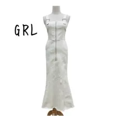 GRL グレイル ノースリーブ ロング ワンピース ホワイト 白