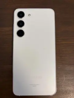 【美品】au版　Samsung Galaxy S23 クリーム　本体